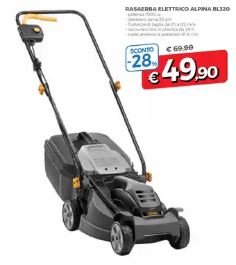 Famila Alpina BL320 Rasaerba Elettrico offerta