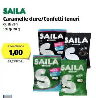 ALDI Saila Caramella dure/Confetti teneri 120g/90g offerta