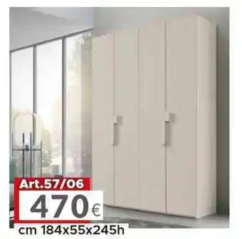 Dotolo Mobili Armadio cm 184x55x245h offerta