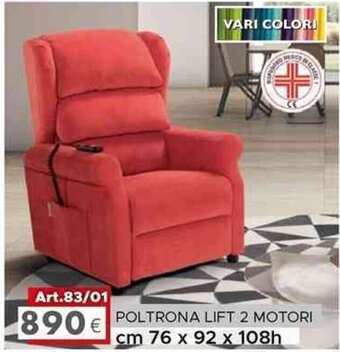 POLTRONA LIFT 2 MOTORI