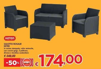 Bennet SALOTTO ROSALIE KETER offerta