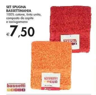Bennet SET SPUGNA BASSETTIMANIA offerta