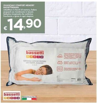 Bennet GUANCIALE COMFORT MEMORY BASSETTIMANIA offerta