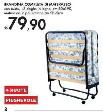 Bennet BRANDINA COMPLETA DI MATERASSO offerta