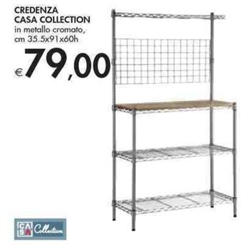 Bennet CREDENZA CASA COLLECTION cm 35.5x91x60h offerta