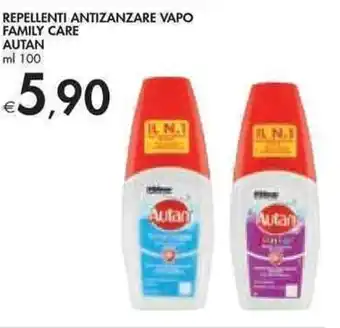Bennet REPELLENTI ANTIZANZARE VAPO FAMILY CARE AUTAN ml 100 offerta