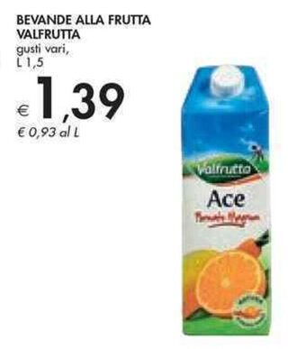 Bennet BEVANDE ALLA FRUTTA VALFRUTTA gusti vari, L 1,5 offerta