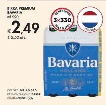 Bennet BIRRA PREMIUM BAVARIA ml 990 offerta