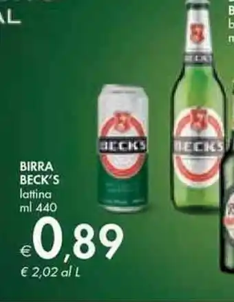 Bennet BIRRA BECK'S 440 ML offerta