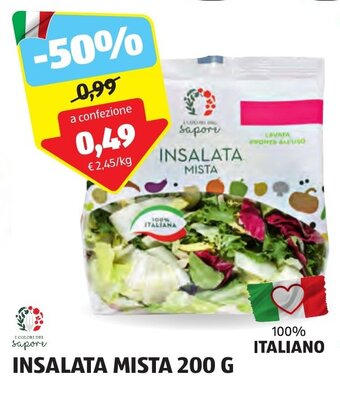 ALDI INSALATA MISTA 200 G offerta