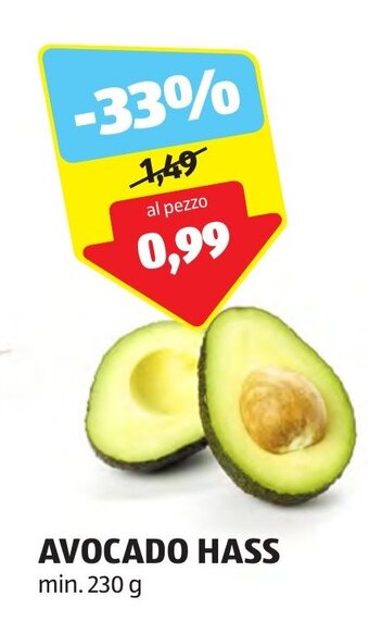 ALDI AVOCADO HASS min. 230 g offerta
