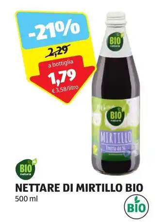 ALDI NETTARE DI MIRTILLO BIO 500 ml offerta