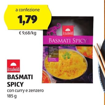 ALDI Arnaboldi BASMATI SPICY 185 g offerta