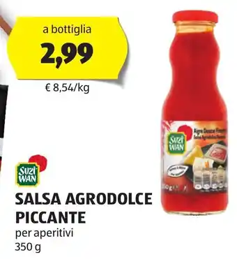 ALDI SALSA AGRODOLCE PICCANTE 350 g offerta