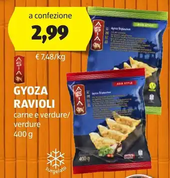 ALDI GYOZA RAVIOLI 400 g offerta