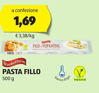 ALDI PASTA FILLO 500 g offerta