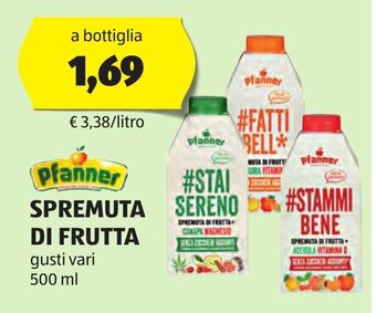 ALDI Pfanner SPREMUTA DI FRUTTA 500 ml offerta