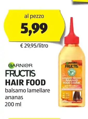 ALDI GARNIER FRUCTIS HAIR FOOD 200 ML offerta