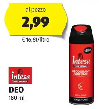ALDI intesa DEO 180 ml offerta