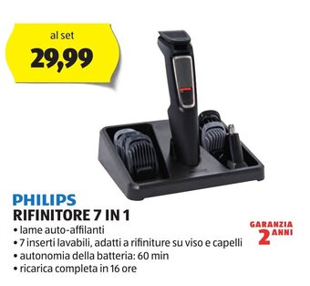 ALDI PHILIPS RIFINITORE 7 IN 1 offerta