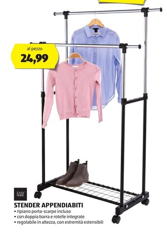 ALDI EASY HOME STENDER APPENDIABITI offerta