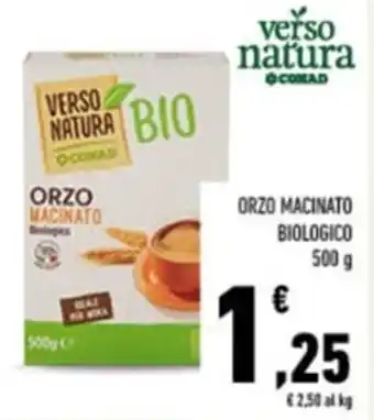 Conad ORZO MACINATO BIOLOGICO 500 g offerta