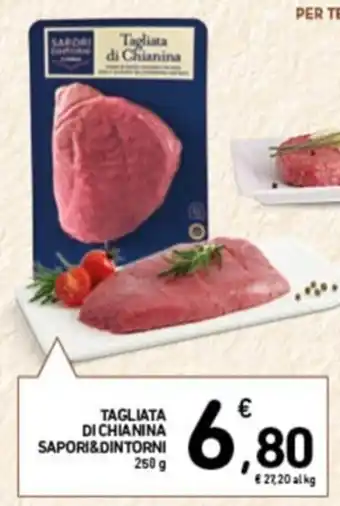 Conad TAGLIATA DI CHIANINA SAPORI&DINTORNI 250 g offerta