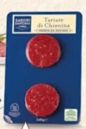 Conad TARTARE DI CHIANINA SAPORI&DINTORNI 2x80g offerta
