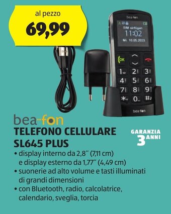 bea-fon TELEFONO CELLULARE SL645 PLUS