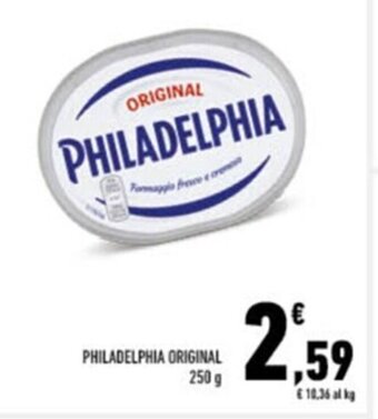 Conad PHILADELPHIA ORIGINAL 250 g offerta