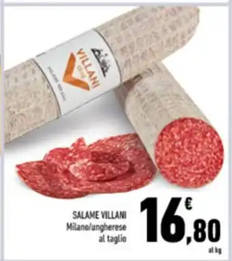 Conad SALAME VILLANI Milano/ungherese al taglio offerta