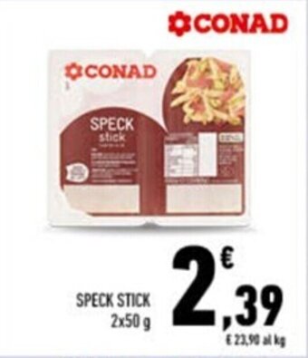 Conad SPECK STICK 2x50 g offerta
