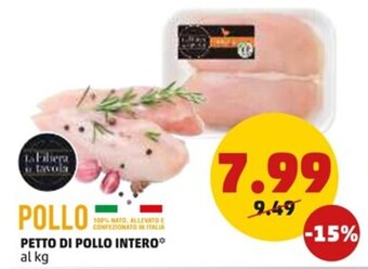 PENNY PETTO DI POLLO INTERO offerta