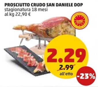 PENNY PROSCIUTTO CRUDO SAN DANIELE DOP offerta