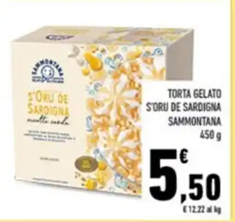Conad TORTA GELATO S'ORU DE SARDIGNA SAMMONTANA 450 g offerta