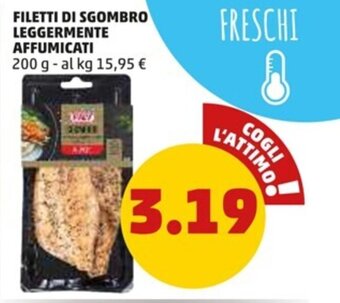 PENNY FILETTI DI SGOMBRO LEGGERMENTE AFFUMICATI 200 g offerta