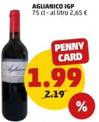 PENNY AGLIANICO IGP 75 cl offerta