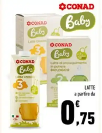 Conad LATTE a partire da offerta