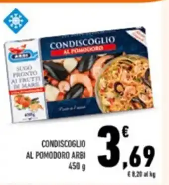 Conad CONDISCOGLIO AL POMODORO ARBI 450 g offerta