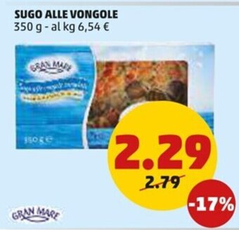 PENNY SUGO ALLE VONGOLE 350 g offerta
