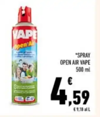 Conad *SPRAY OPEN AIR VAPE 500 ml offerta