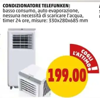 PENNY PENNY CONDIZIONATORE TELEFUNKEN offerta
