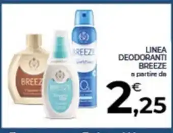 Conad LINEA DEODORANTI BREEZE a partire da offerta