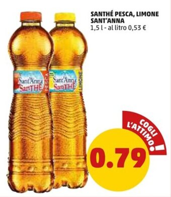 PENNY SANTHÉ PESCA, LIMONE SANT'ANNA 1,5 l offerta