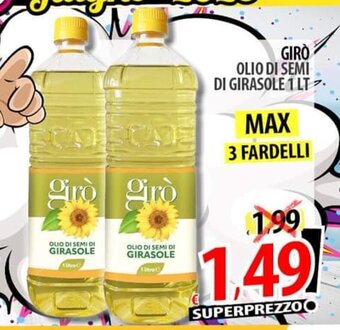 Il Genio Supermercato GIRO OLIO DI SEMI DI GIRASOLE 1 LT offerta