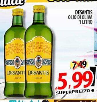Il Genio Supermercato DESANTIS OLIO DI OLIVA 1 LITRO offerta
