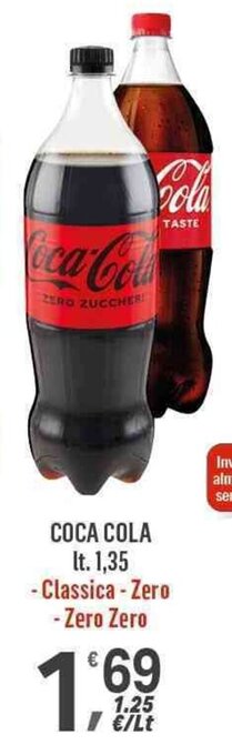 Supermercati Dok Coca-Cola lt.1,35 offerta