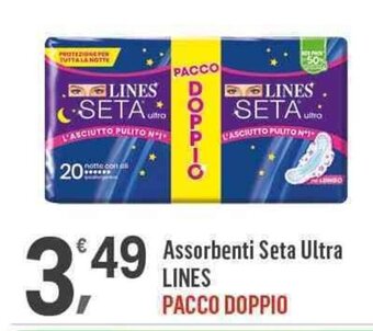 Supermercati Dok Assorbenti Seta Ultra LINES offerta