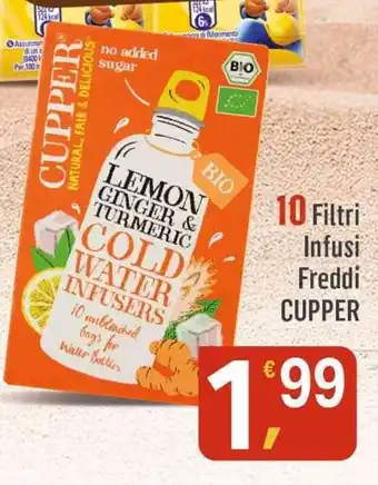 Supermercati Dok 10 Filtri Infusi Freddi CUPPER offerta