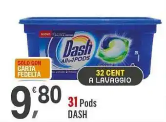 Supermercati Dok Pods DASH offerta